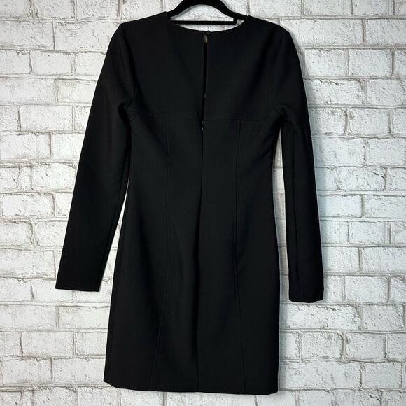 Likely Black Dress Keller Long Sleeve Mini Cut Out Bodycon Neutral Party 4 - Picture 3 of 9